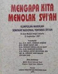 Image of Mengapa Kita Menolak Syi'ah